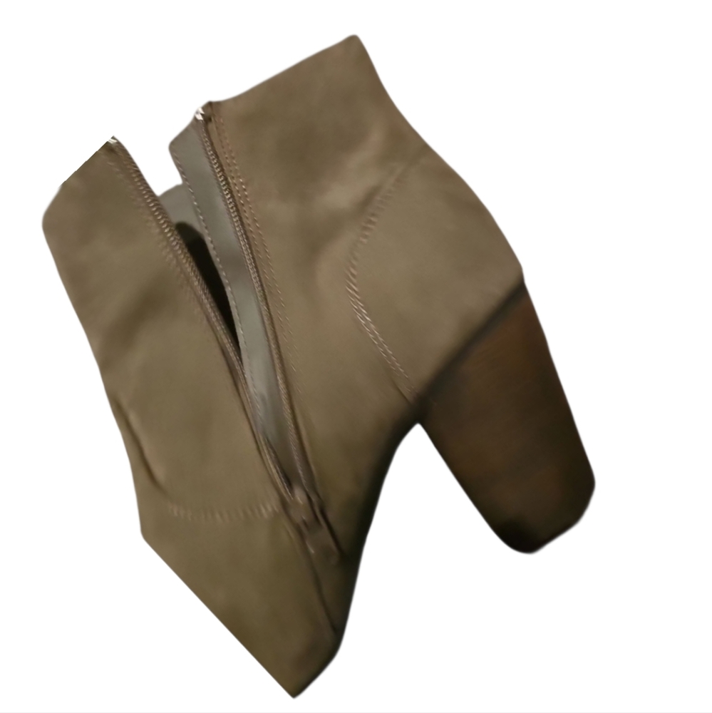 Fringe Ankle Boots - Tan - Picture 2 of 7